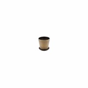 Керамический горшок с подставкой, 0,3л., бронзовый (глянец) Артикул BH-05-10 фото