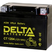 Аккумулятор Delta МОТО СТ 1204 12V 4А/ч - YT4L-B фото