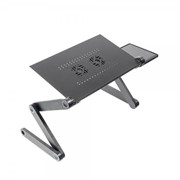 Складной столик для ноутбука Laptop Table с охлаждением и подставкой для мыши фото