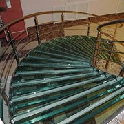 Стеклянные лестницы фото