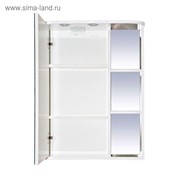 Шкаф-зеркало Misty “Венера 70“, левый, белый, со подсветкой фото