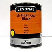 Грунт-выравниватель Lesonal 2K Filler 540 Чёрный 3л фото