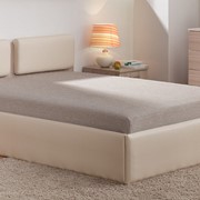 Подъемная односпальная кровать с мягким изголовьем Мелисса-Люкс Т-1 фото