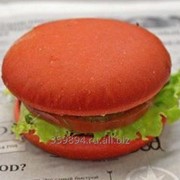 Булочка для гамбургера красная 100 мм