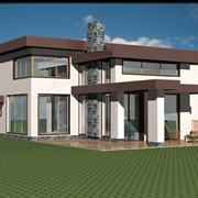 Дизайн зданий, дизайн фасадов, экстерьер здания. фото