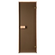 Двери для сауны и бани Classic матовая бронза 70х200cm фото