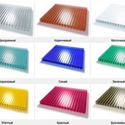 Сотовый поликарбонат от 4 до 10 мм Все Цвета, улучшенный Тепличный. Доставка по всей области. 2 УФ защита № 1195-07-36 фото