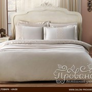 Постельное белье Tivolyo Home FORZA хлопковый сатин делюкс бежевый 1,5 спальный фотография
