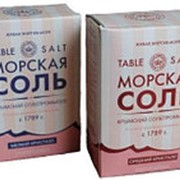 Соль крымская морская пищевая 800 гр. Помол № 0. Розовая, натуральная. ПК Галит