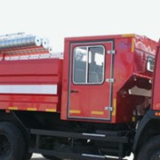 Автоцистерна пожарная АЦ 8,0-40 КамАЗ-65111 экипаж 7 чел., насос в заднем отсеке фото