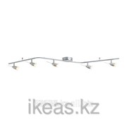 Потолочная шина, 5 софитов, никелированный ХУСИНГЕ фото