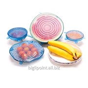 Крышки-закрывашки силиконовые 17см, 15см, 12.5см, 10см, 7см фото