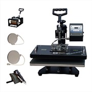 Термопресс Revcol универсальный в комплекте с пятью насадками. фото