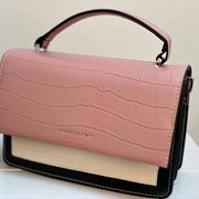 Сумка-клатч бежево-розовая фото