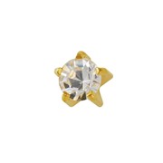 Серьги для прокола ушей Циркон L100Y Caflon фото