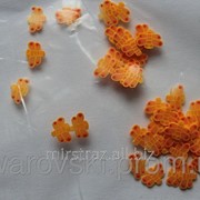 Фимо нарезка стрекозы оранжевые (50шт). №35 фотография