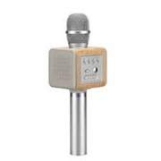 Караоке микрофон MicGeek ELF с встроенными динамиками и AUX (Серебро)