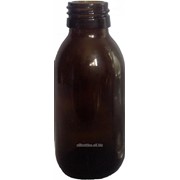 Бутылка стекляная 100 мл коричневая фото