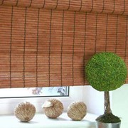 Жалюзи бамбуковые для пластиковых окон фото