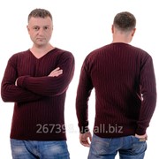 Демисезонный свитер с v-образным воротом модель 17
