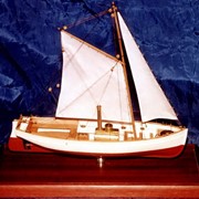 Модель парового катера фото