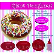 Форма силиконовая для выпечки гигантских пончиков Giant doughnut maker фото