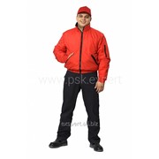 Куртка Бомбер демисезонная красный КУР510 фото