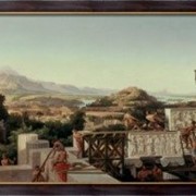 Картина Вид на цветок Греции, Ахлборн, Август Вильгельм Юлиус фотография