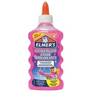 Клей для слаймов канцелярский с блестками ELMERS “Glitter Glue“, 177 мл, розовый, 2077249 фото