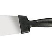 Шпательная лопатка из нержавеющей стали, 100 мм, пластмассовая ручка // СИБРТЕХ 85435