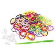 Резиночки для плетения Loom Bands (Лум Бэндс) 600 шт., разноцветные