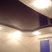 Натяжные потолки двухуровневые фото