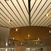Реечный подвесной потолок Албес