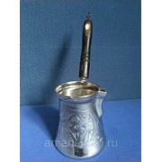 Турка для кофе (джезва) ручной работы серебро