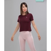 Женская спортивная футболка Balance FA-WT-0104, бордовый, FIFTY - M фотография