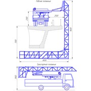 Платформа для строительства и ремонта мостов ПГММ7 – ПУ для перекрытия тротуаров шириной 2,0 м. фотография