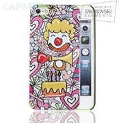 Чехлы Facecase SWAROVSKI для iPhone 5s/5 Clown фотография