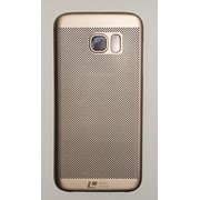 Чехол на Самсунг Galaxy S7 edge G935F Soft Touch Loopee мягкий Пластик Золото фотография