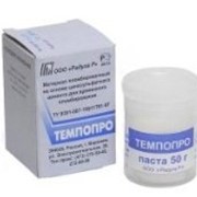 Паста для временного пломбирования зубов Темпопро, 50гр