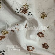 Ткань Лен органза ( тюльпаны ) 795