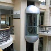 Панорамный лифт без машинного помещения фото
