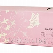 Бумажные двухслойные гигиенические салфетки Kami Shodji ELLEMOI Kinu-bi 200шт (1 пачка) розовая 4971633002722