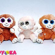 Мягкая игрушка обезьяна с большими глазами 14-0015