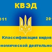 Смена или замена КВЭД, Киев. Юридические услуги фото