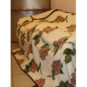 Одеяло шерстяное Розы П-0966