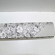 Футляр для очков серый цветок FM-10872-CX на магните фото