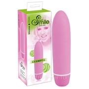 Розовый вибратор Smile Mini Comfy - 13 см. фотография