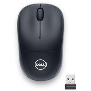 Мышь Dell WM123 черная, безпроводная