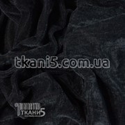 Ткань Велюр (Черный) 103