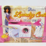 Кукольный набор для девочек Gloria Barbie Licca Doll Laundry Center фотография